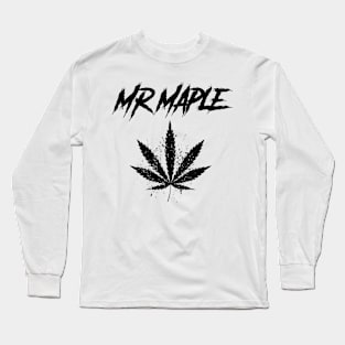 Mr. Maple (BlackLogo) Long Sleeve T-Shirt